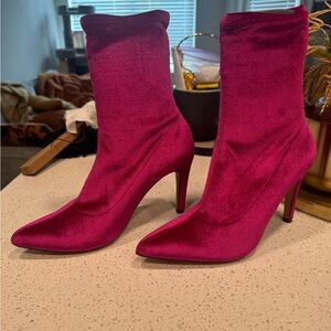 Fuchsia Womens Heels.  Originally from Free People. Rarely worn.